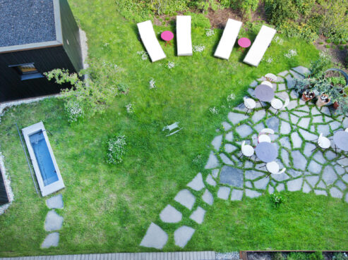 Detailbild, Kronengarten von oben, Hittisau