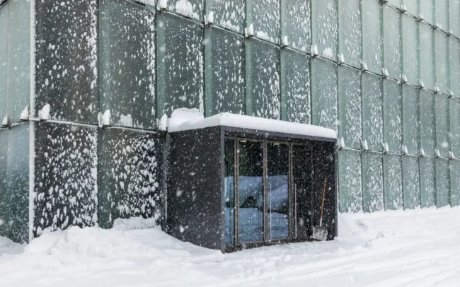Kunsthaus Bregenz im Winter