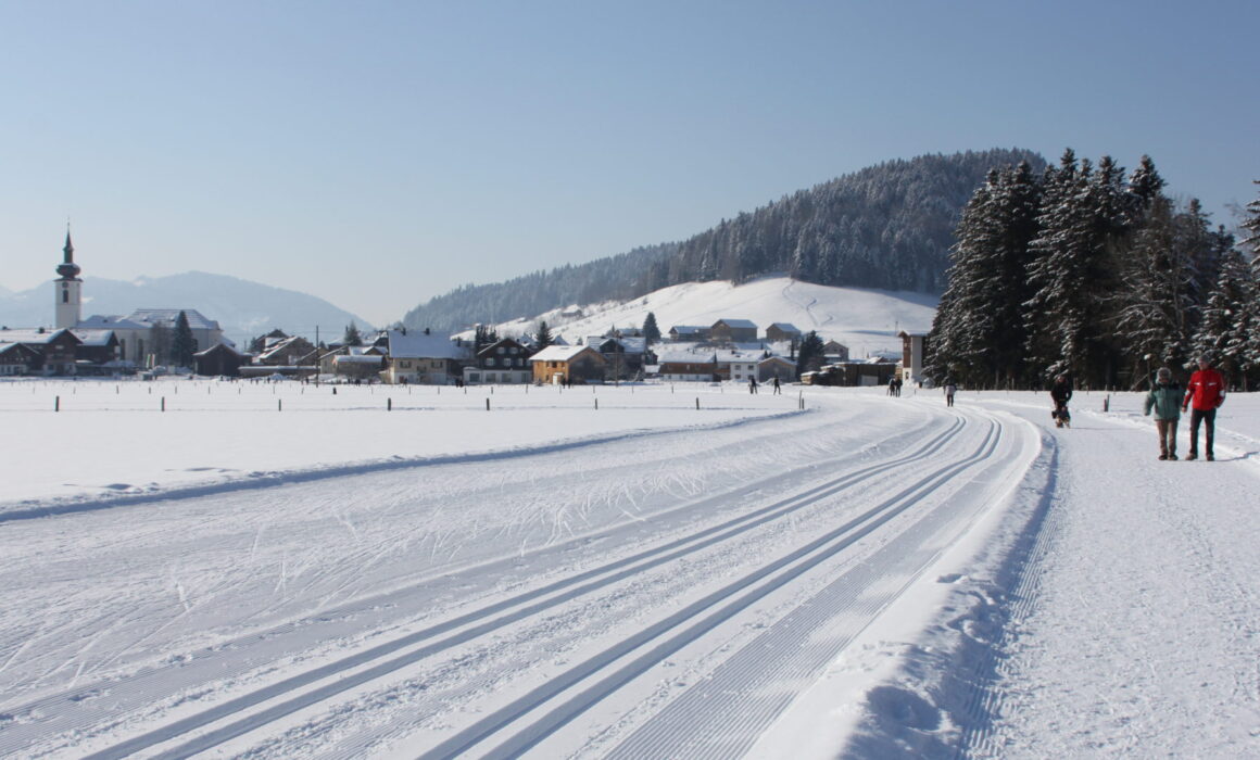 Langlaufen in Hittisau im Bregenzerwald
