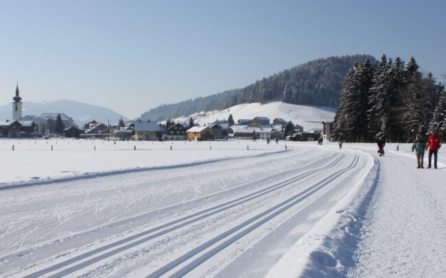 Langlaufen in Hittisau im Bregenzerwald