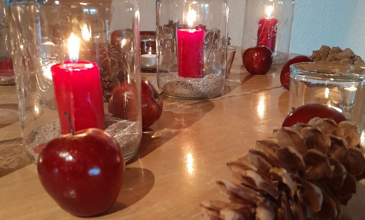 Kerzen Weihnachtsdeko